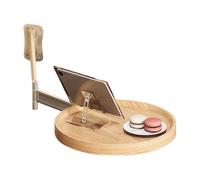 Mesa de café Plegable montada en la Pared-Banco de bocadillos del Brazo oscilante de 24 ″, giratoria 180 °, Mesa de café contemporánea Que se en la Pared, Brazo de Acero Templado