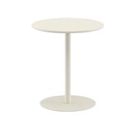 Mesa de café Redonda, Mesa de Acento pequeña y Minimalista de Hierro Forjado, Mesa Auxiliar multipropósito para Sala de Estar, al Lado del sofá, Dormitorio Cream,40x50cm
