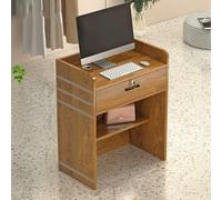Mesa de cajero moderna y minimalista para tienda de ropa, elegante mostrador de recepción para salón de belleza y bar, elegante Petit Bureau de Réception