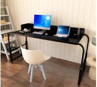 Mesa de cama con ruedas, mesa móvil ajustable para uso hospitalario y de enfermería, altura y longitud ajustables con parte superior inclinable