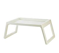 Mesa de Cama para Laptop Plegable, Escritorio Portátil para Cama, Bandeja portátil para Servir el Desayuno, Jugar, Estudiar y Trabajar, Leer y Escribir(White,55x36cm)