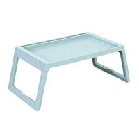 Mesa de Cama para Laptop Plegable, Escritorio Portátil para Cama, Bandeja portátil para Servir el Desayuno, Jugar, Estudiar y Trabajar, Leer y Escribir(Blue,55x36cm)