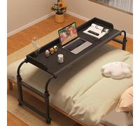 Mesa de cama sobre ruedas, mesa de cama de hospital de altura ajustable, escritorio de diván para un uso cómodo, mesa portátil y funcional sobre la silla