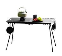 Mesa De Camping,Escritorio Portátil De Aluminio | Mesa De Camping Plegable Para Picnic - Para Picnic Viaje Senderismo Barbacoa Playa Road Trip Interior Jardín Patio Cocina