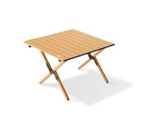 Mesa de camping plegable compacta ligera de acero al carbono con bolsa de transporte para barbacoa, cocina al aire libre, festivales, playa y actividades, mesa auxiliar portátil