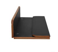 Mesa de camping plegable de 23.4 x 22.8 pulgadas, madera laminada para superficie para RV Van Conversión portátil escritorio de picnic al aire libre