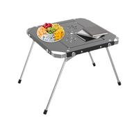 Mesa de camping plegable - Herramientas de cocina de aleación de aluminio portátiles livianas | Pequeña Mesa Al Aire Libre | Para Amigos Reunificación Jardín Deportes Hogar Patio Picnic Césped Patio