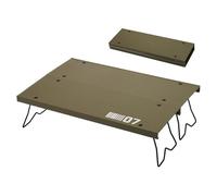 Mesa De Camping Plegable - Mesa De Camping De Aleación De Aluminio Plegable | Muebles De Comedor Proporciona Integridad Estructural DMuebles Al Aire Libre Para Mochila De Hombro, Playa, Patio,