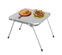 Mesa de Camping Plegable,Multifunción Ligero Plegable Suministros De Picnic Suministros,Pequeña Mesa Exterior - Para Amigos Reunificación Jardín Deportes Hogar Patio Picnic Césped Patio trasero