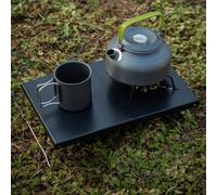 Mesa de camping plegable para aventuras al aire libre resistente al calor (caqui)