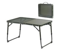 Mesa de camping plegable y ajustable ultraligera - Mesa de picnic portátil al aire libre para senderismo, camping, portón trasero, barbacoas y picnics - Diseño compacto, fácil de transportar y