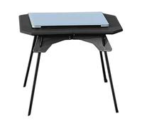 Mesa de camping portátil, mesa plegable portátil para exteriores, escritorio para tienda de campaña, escritorio de picnic , patas extraíbles, soporte ajustable en altura para cocinar, barbacoa