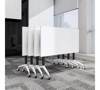 Mesa de capacitación portátil Plegable con Ruedas para conferencias y formación, Ideal para oficinas, aulas y reuniones al Aire Libre.