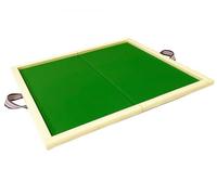 Mesa de cartas plegable portátil para 4 jugadores, mesa de póquer de madera ligera, diseño fácil de transportar para uso en interiores y exteriores, fácil almacenamiento, ideal para noches de juego