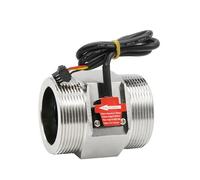 Mesa de caudalímetro inteligente, Sensor de Flujo de Agua de 1 pulgada, medición de flujo, temperatura, velocidad de flujo, caudalímetro integrado para líquidos(DN50)