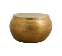 Mesa de centro akia 71x71x42 oro