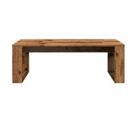 Mesa de centro alce diseño fijo madera 35x102x50 cm
