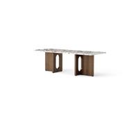 Audo Copenhagen Mesa lounge Androgyne Walnut-Calacatta viola