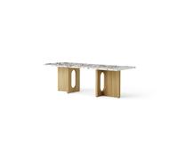 Audo Copenhagen Mesa lounge Androgyne Natural oak-Calacatta viola