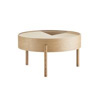 Mesa de Centro Arc de Roble Aceitado Ø66