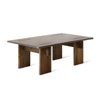 Mesa de Centro Arnold Hormigón oscuro/Roble Oscuro - Edición Limitada