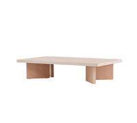 Mesa de centro bassholmen 80x140x30 beige