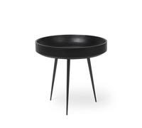 Mesa de Centro Bowl Pequeño de Madera de Mango Negro de Negro