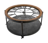 Atmosphera - Mesa de Centro 'Chrono' - Metal y Madera D. 90 cm