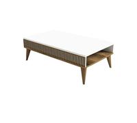 Mesa de centro com efeito madeira