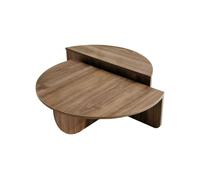 Mesa de centro com efeito madeira