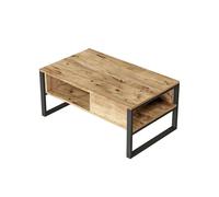 Mesa de centro com efeito madeira