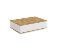 Mesa de centro com efeito madeira