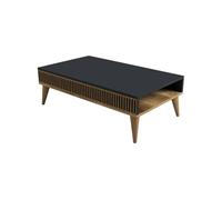 Mesa de centro com efeito madeira