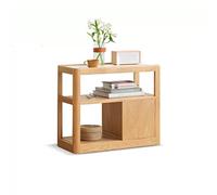 Mesa De Centro Con Espacio De Almacenamiento Gabinete lateral de sofá de madera, mesa auxiliar de pizarra for el hogar, esquina de la sala de estar, mesa lateral estrecha móvil, mesita de noche for do