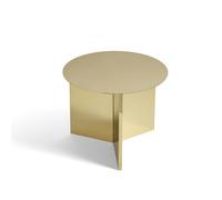 Mesa de Centro con Hendidura Redonda Ø45 Latón