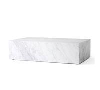 Mesa de Centro con Zócalo , Baja, Mármol de Carrara