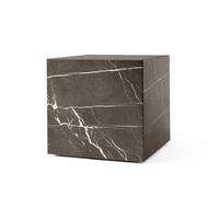 Mesa de Centro con Zócalo , Mármol Kendzo Gris Cúbico