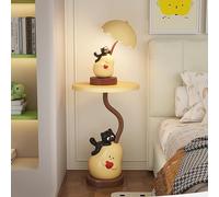 Mesa de Centro Creativa con Dibujos Animados, mesita de Noche con Forma de Gato, Mesa Auxiliar Decorativa para sofá, Mesa Auxiliar Multifuncional para Sala de Estar/Dormitorio, C