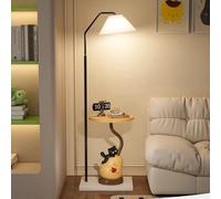 Mesa de Centro Creativa con Dibujos Animados, mesita de Noche con Forma de Gato, Mesa Auxiliar Decorativa para sofá, Mesa Auxiliar Multifuncional para Sala de Estar/Dormitorio, E