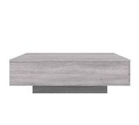 Mesa de Centro Cuadrada, Mesa de Centro de Madera de Ingeniería, Muebles de Salón Minimalistas Modernos para Decoración del Hogar y Uso Diario (100x100x31cm)