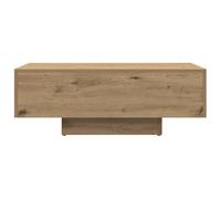 Mesa de Centro Cuadrada, Mesa de Centro de Madera de Ingeniería, Muebles de Salón Minimalistas Modernos para Decoración del Hogar y Uso Diario (85x55x31cm)