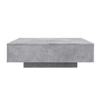 Mesa de Centro Cuadrada, Mesa de Centro de Madera de Ingeniería, Muebles de Salón Minimalistas Modernos para Decoración del Hogar y Uso Diario (100x100x31cm)