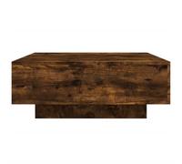 Mesa de Centro Cuadrada, Mesa de Centro de Madera de Ingeniería, Muebles de Salón Minimalistas Modernos para Decoración del Hogar y Uso Diario (80x80x31cm)