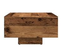 Mesa de Centro Cuadrada, Mesa de Centro de Madera de Ingeniería, Muebles de Salón Minimalistas Modernos para Decoración del Hogar y Uso Diario (85x55x31cm)