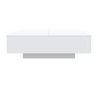 Mesa de Centro Cuadrada, Mesa de Centro de Madera de Ingeniería, Muebles de Salón Minimalistas Modernos para Decoración del Hogar y Uso Diario (100x100x31cm)