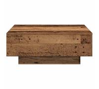 Mesa de Centro Cuadrada, Mesa de Centro de Madera de Ingeniería, Muebles de Salón Minimalistas Modernos para Decoración del Hogar y Uso Diario (80x80x31cm)