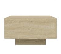 Mesa de Centro Cuadrada, Mesa de Centro de Madera de Ingeniería, Muebles de Salón Minimalistas Modernos para Decoración del Hogar y Uso Diario (55x55x31cm)