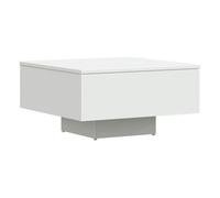 Mesa de centro cumbia diseño fijo blanco 31,5x60x60 cm