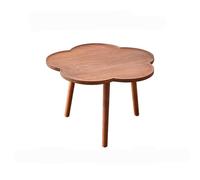 Mesa de centro de diseño simple Mesa Auxiliar for Sofá, Mesa de Centro de Madera Maciza en Forma de Pétalo for Sala de Estar, Mesa Pequeña for Mesilla de Noche, Mesa de Centro y Escritorio Pequeño Mes