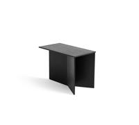 HAY Mesa auxiliar Slit Oblong 27.5x49 cm Black lacquered oak